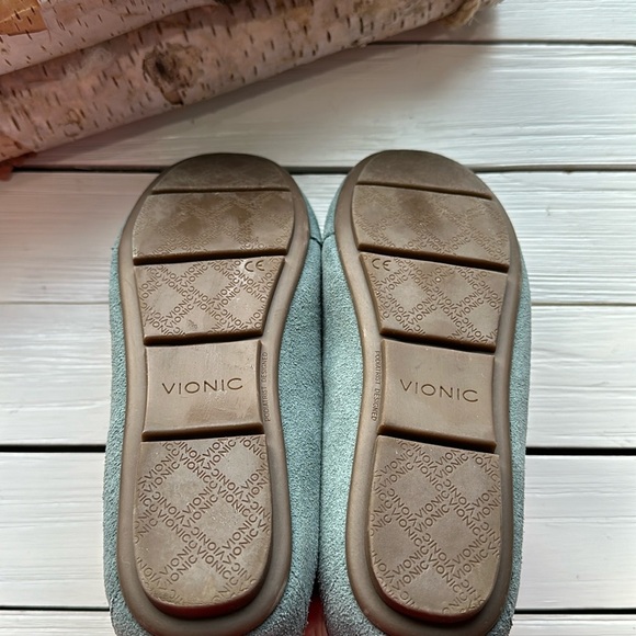 Vionic Debbie Suede Loafer Blue Grey size 7 - Picture 6 of 7